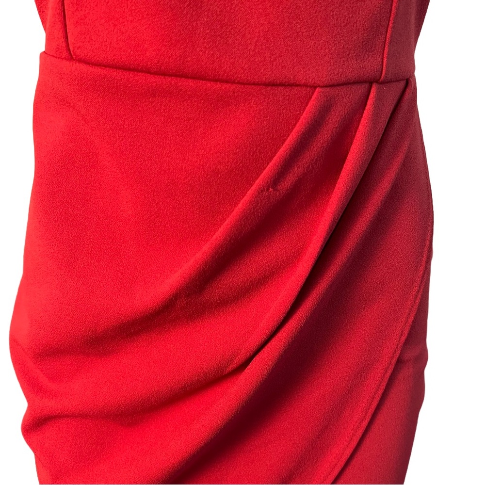 Lulus, Burnt Orange Spaghetti Strap Dress Size L - Picture 3 of 8